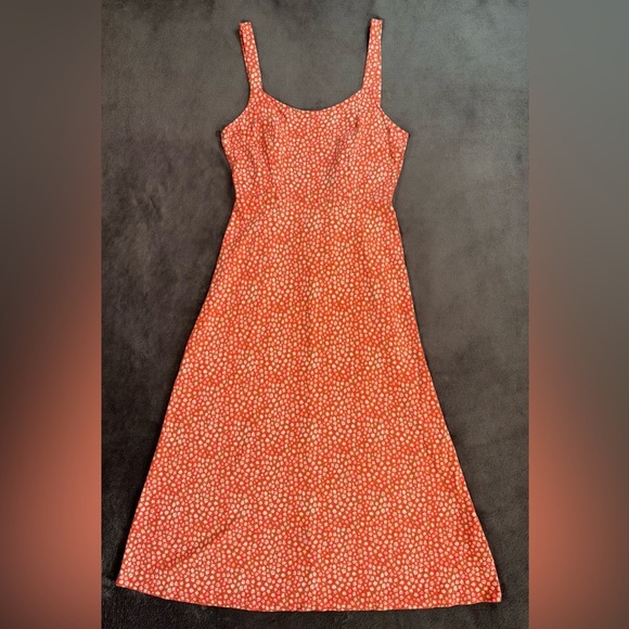 Free People Orange Midi Dress - Picture 2 of 10